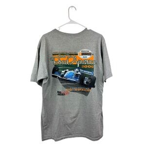 Vintage 2006 Road America Grand Prix Champ Car World Series Gray T-Shirt Mens L